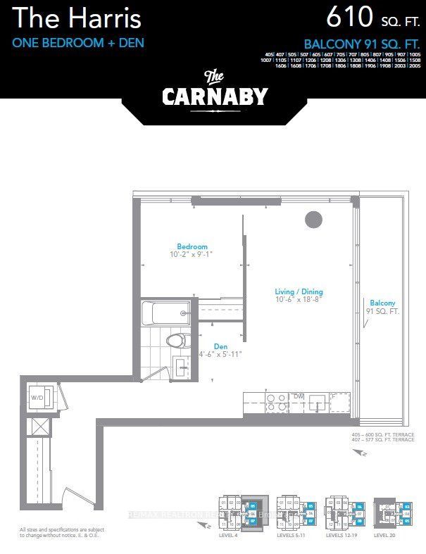 Unit 607 - 20 Minowan Miikan Lane, Toronto 2
